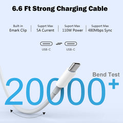 Basickaws charger connected to MacBook Pro illustrating fast charging capability