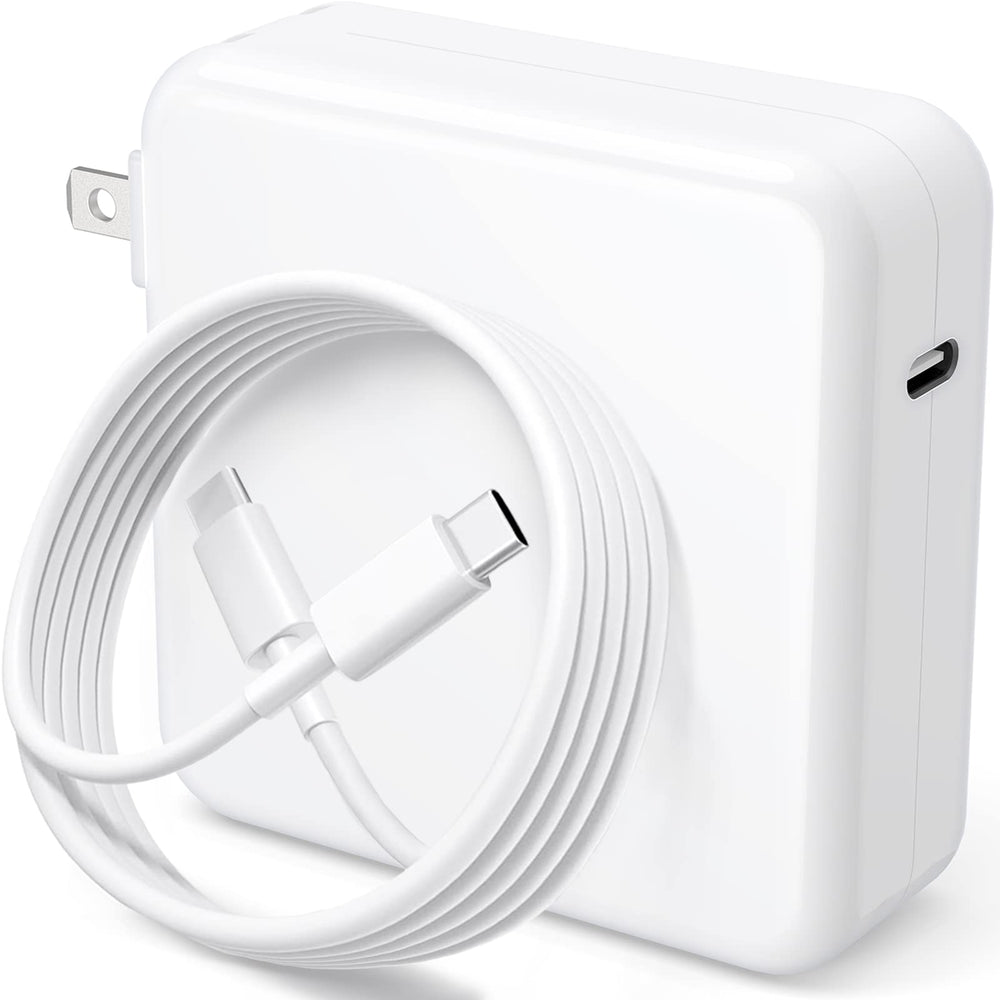 Basickaws front view of 120W charger showing compact profile and fast charging benefit