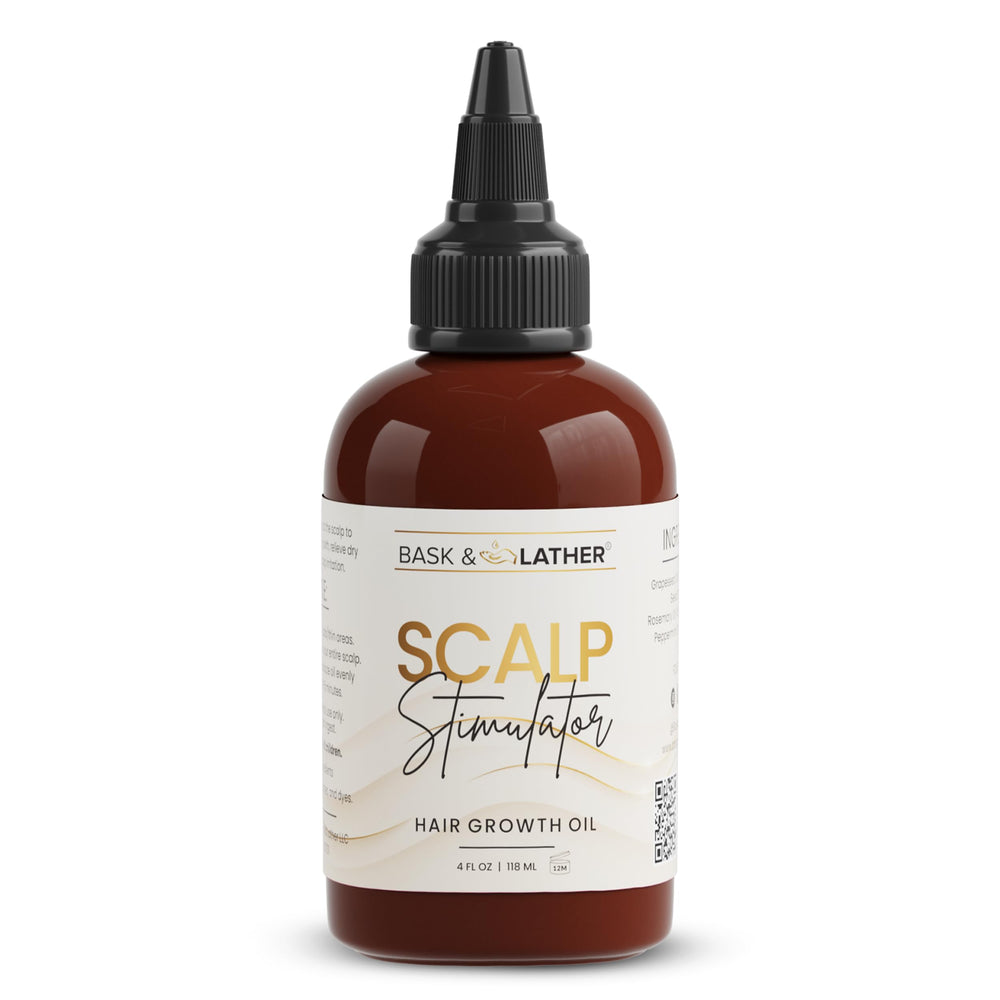 BASK & LATHER front bottle showing clean label and benefits