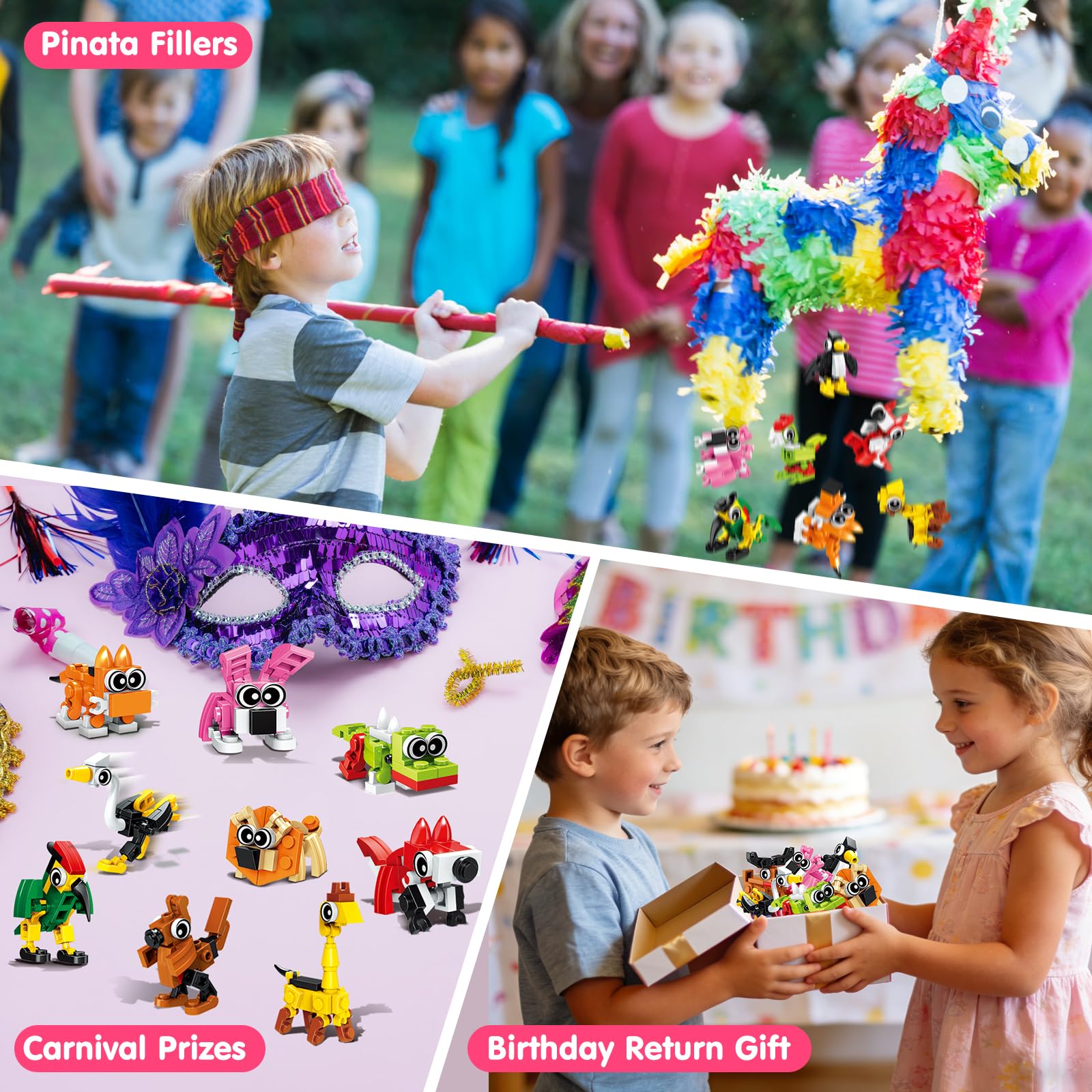 Basytodio assortment of different animal styles displaying variety and swap-and-match fun