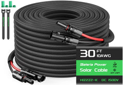 Bateria Power front packaging showing cable length and gauge for quick identification