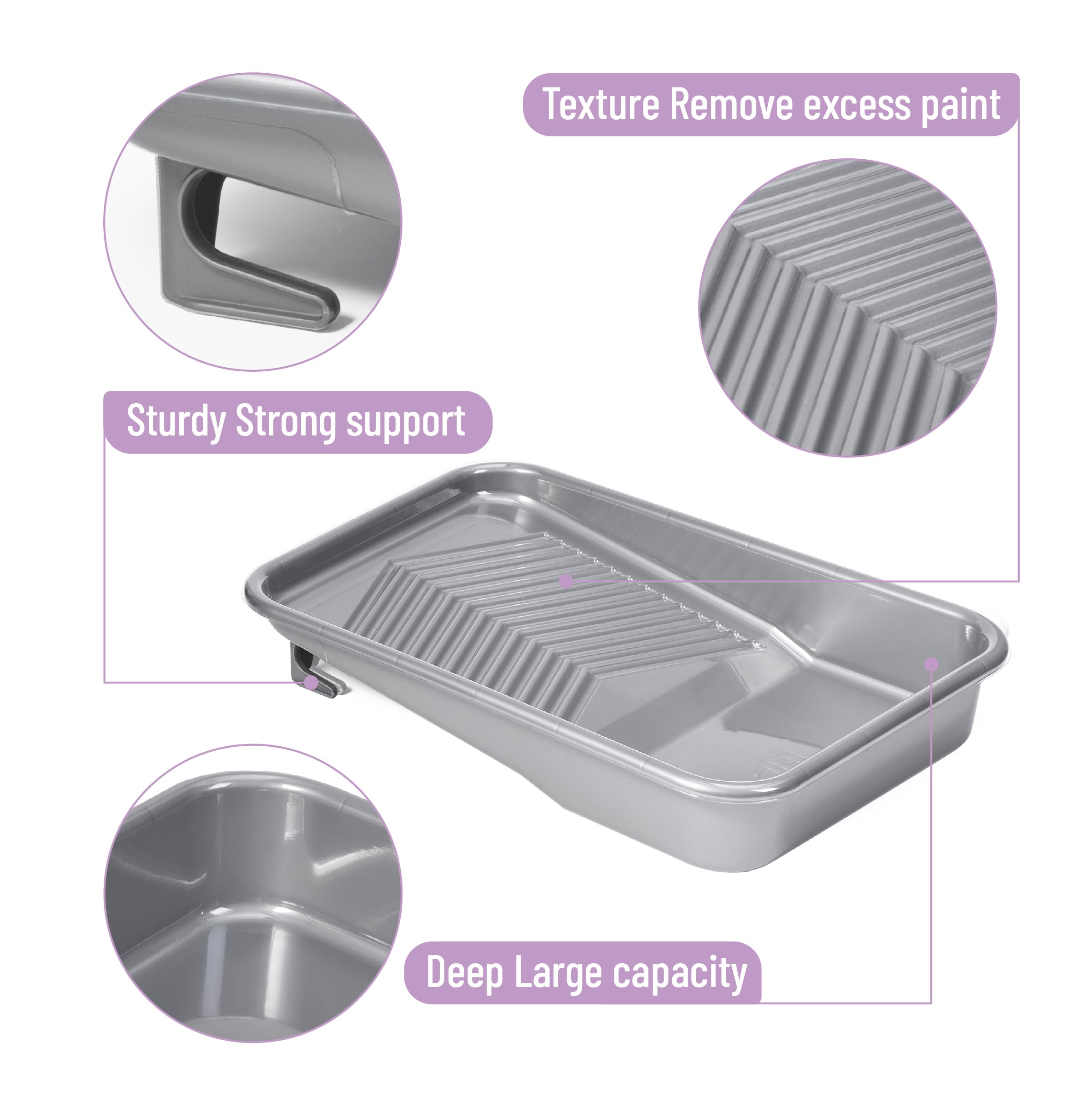 Bates Choice roller frame handle detail offering comfortable control