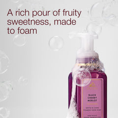 Bath & Body Works pump close-up dispensing easy-foaming soap for quick use