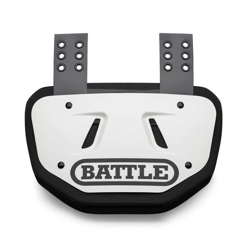Battle back plate front view showing coverage and protection benefits