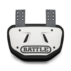 Battle back plate front view showing coverage and protection benefits