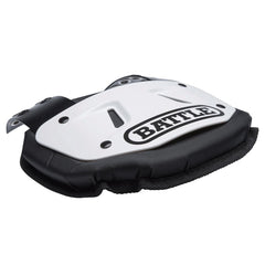 Battle back plate side profile curved shape improving energy distribution