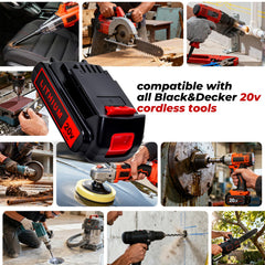 BATWAYPRO battery installed in a drill demonstrating reliable runtime