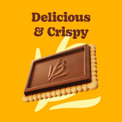 Bauducco individually wrapped cookie close-up highlighting freshness and grab-and-go convenience