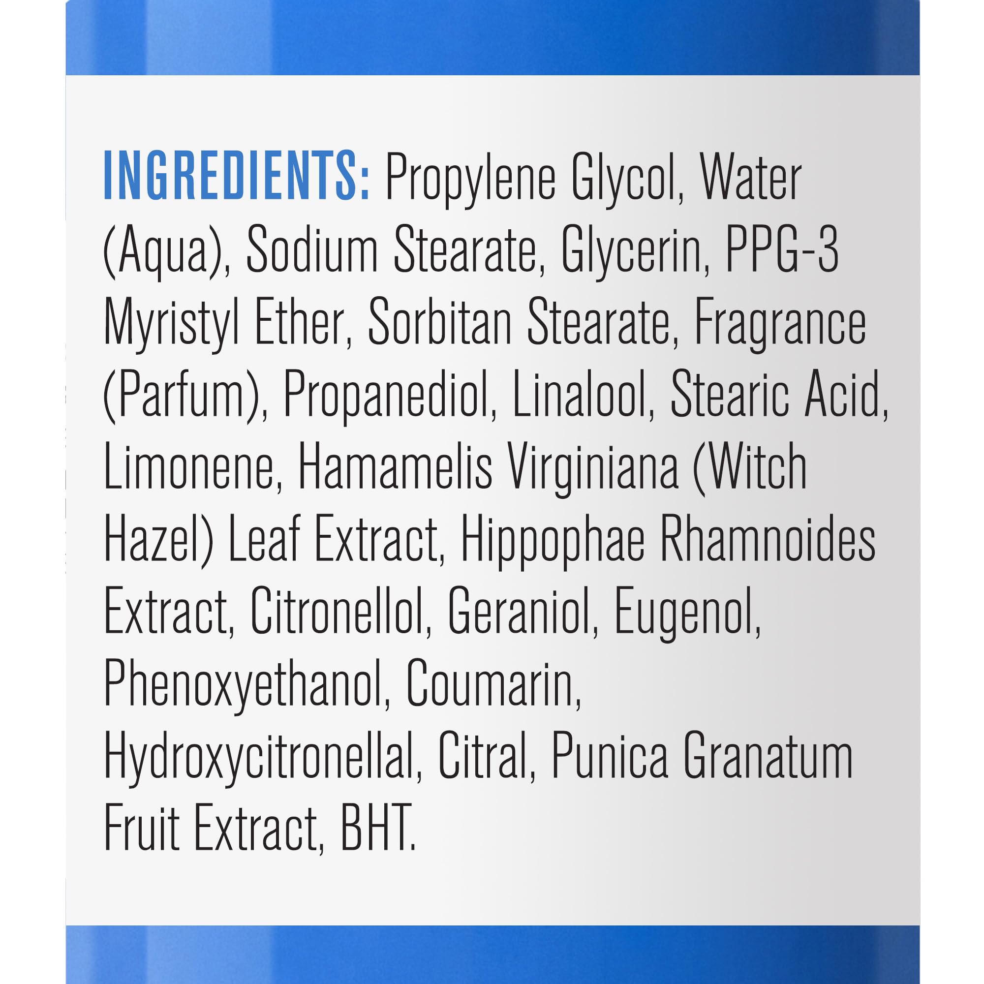 Baxter of California product with citrus and herbs illustrating fresh scent benefit