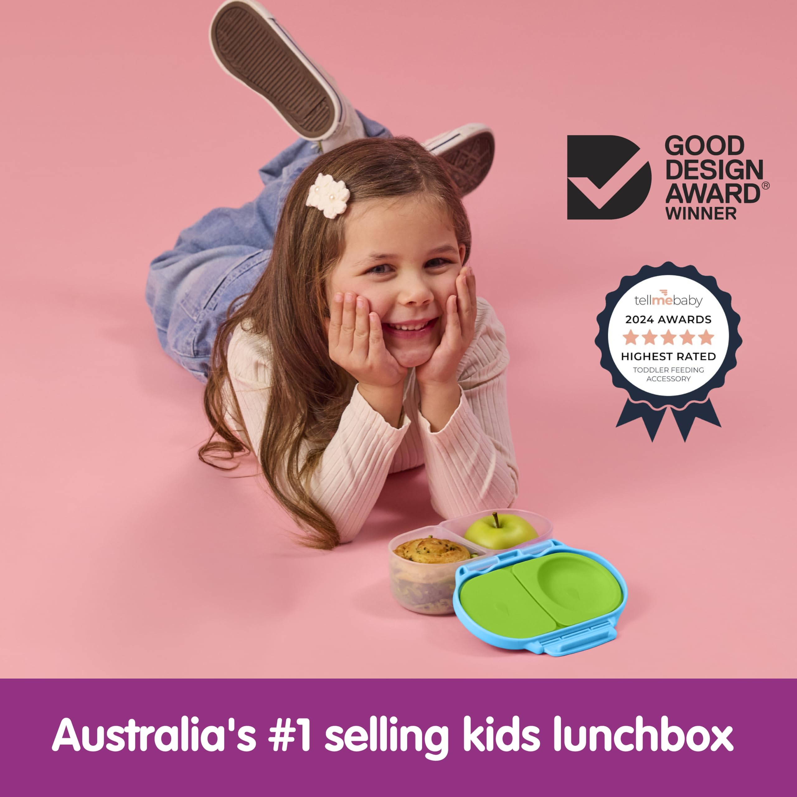 b.box snack box held in adult hand to show true size and generous 1.75 cup capacity