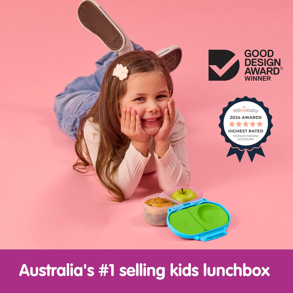 b.box snack box held in adult hand to show true size and generous 1.75 cup capacity