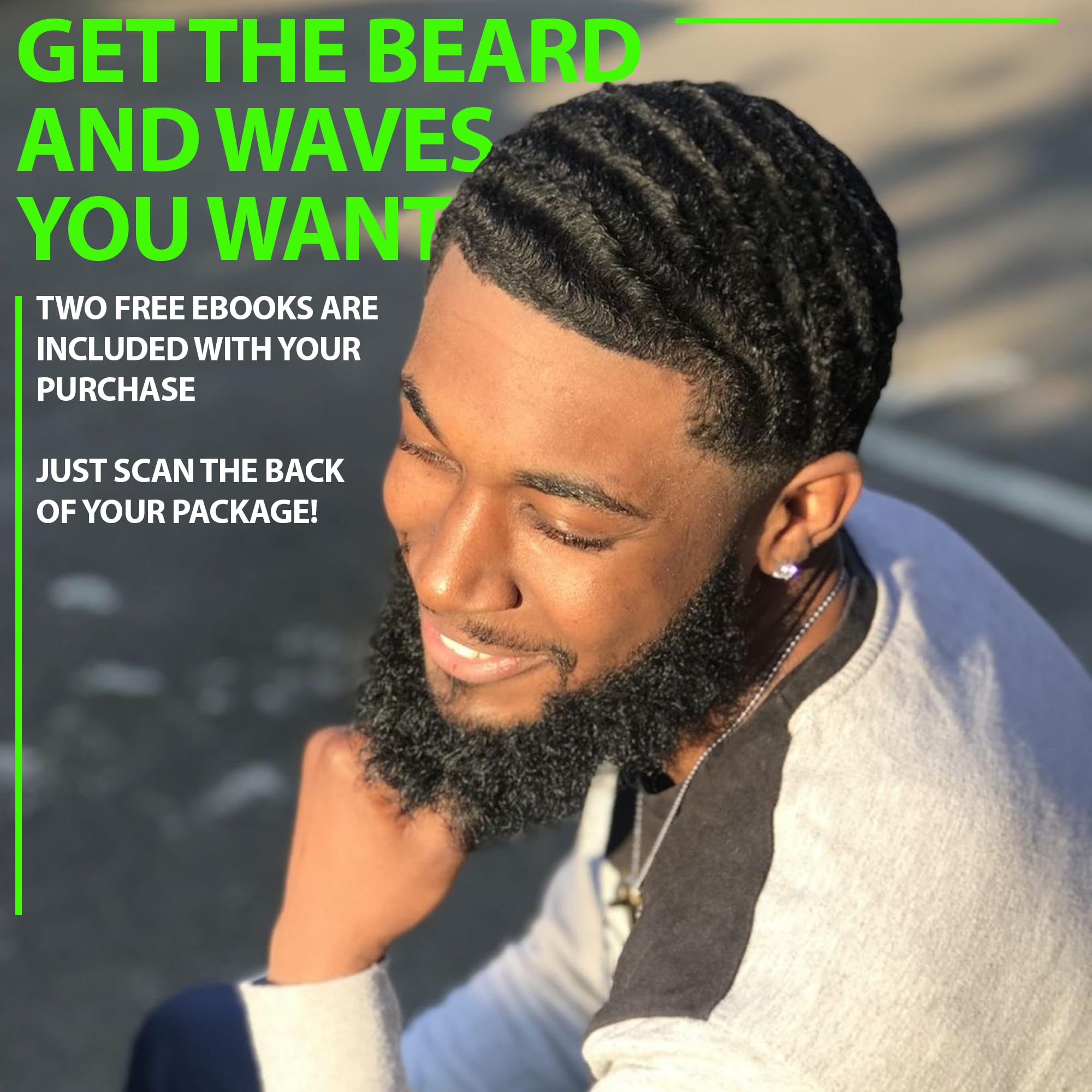 BBS BEST BEARD STUFF product box with lifetime guarantee card visible