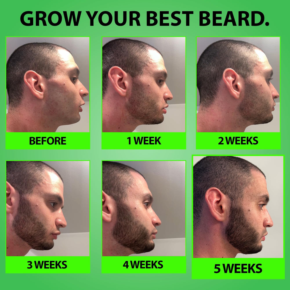 BBS BEST BEARD STUFF ingredient label highlighting biotin and rice water