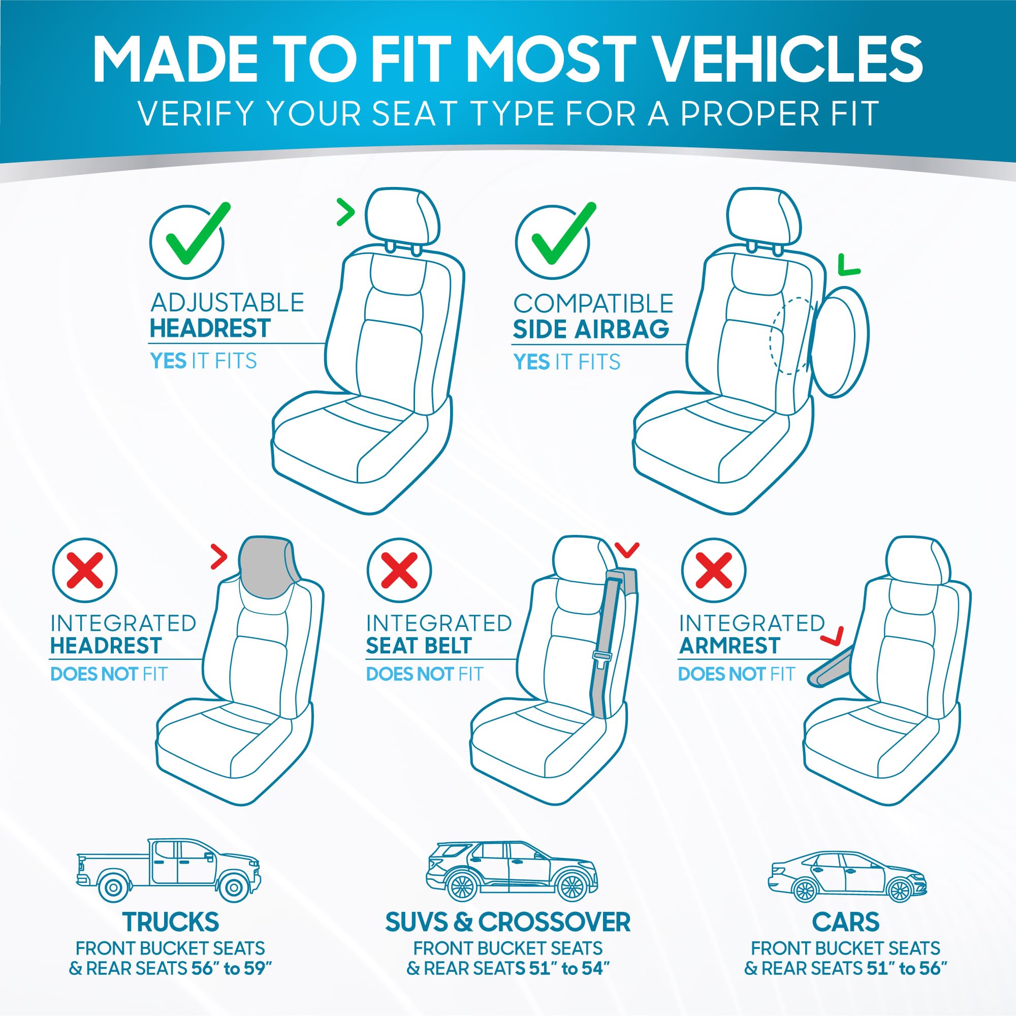 BDK rear split bench cover installed providing full rear-seat protection