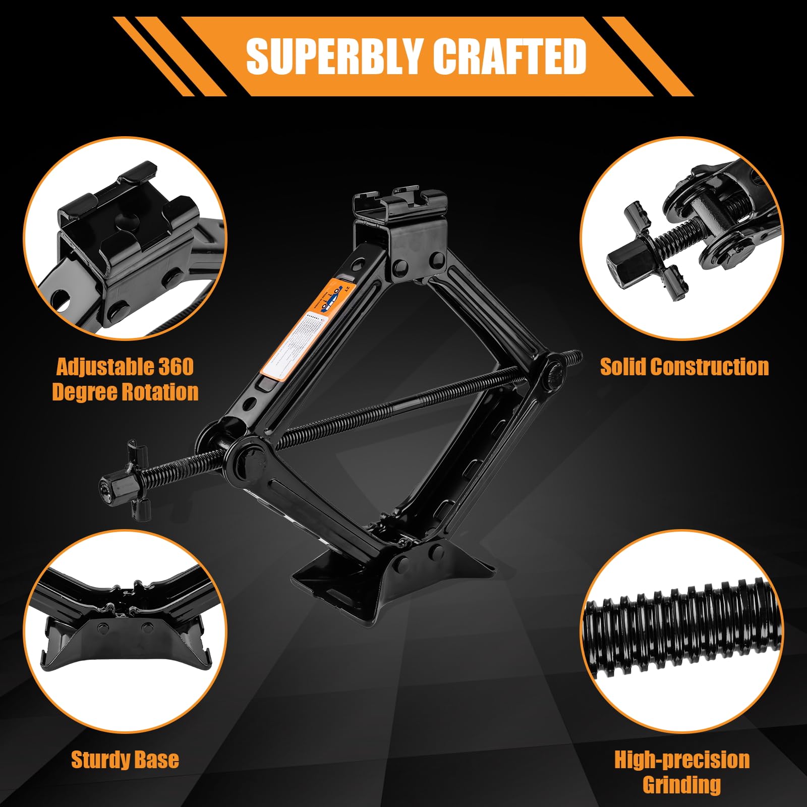 Beaiguna enlarged base plate detail demonstrating enhanced ground stability