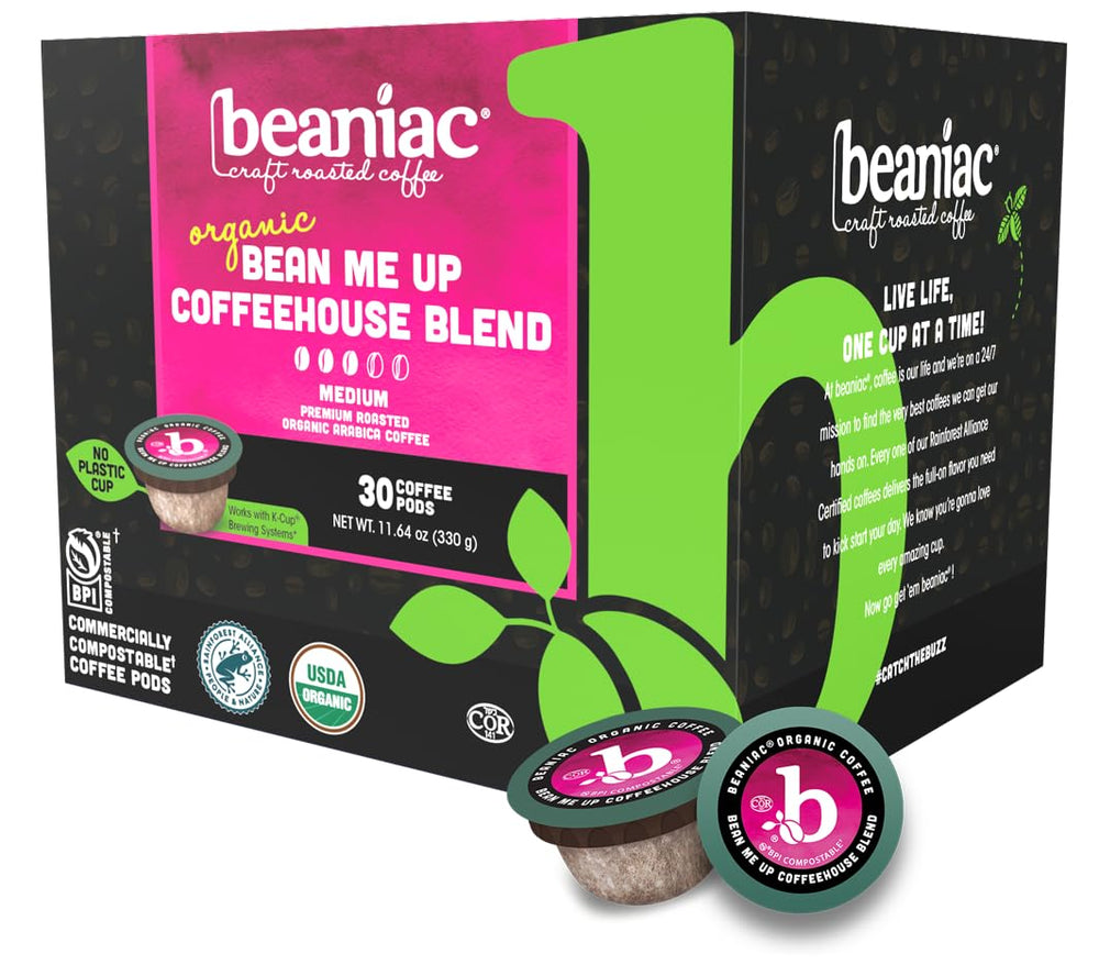 beaniac front packaging showing 30-count box and benefits