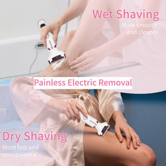 Beanify nose trimmer in use to safely remove nostril hair with precision
