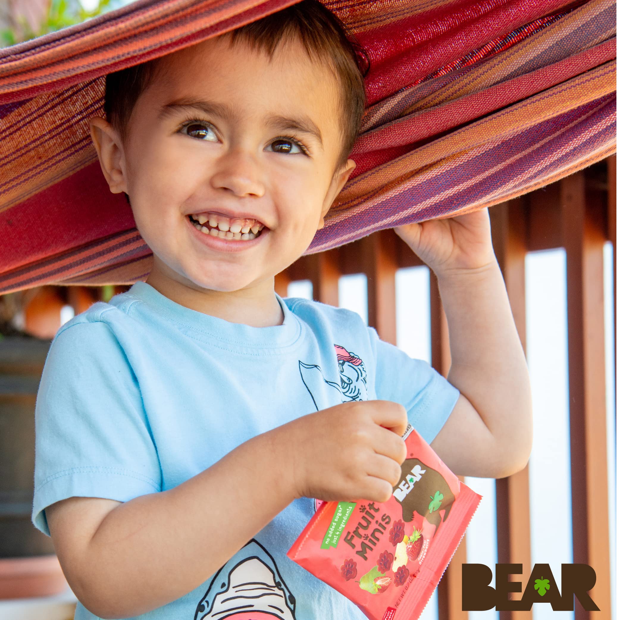 BEAR strawberry mini tucked into a lunchbox showing kid-friendly packed-lunch option