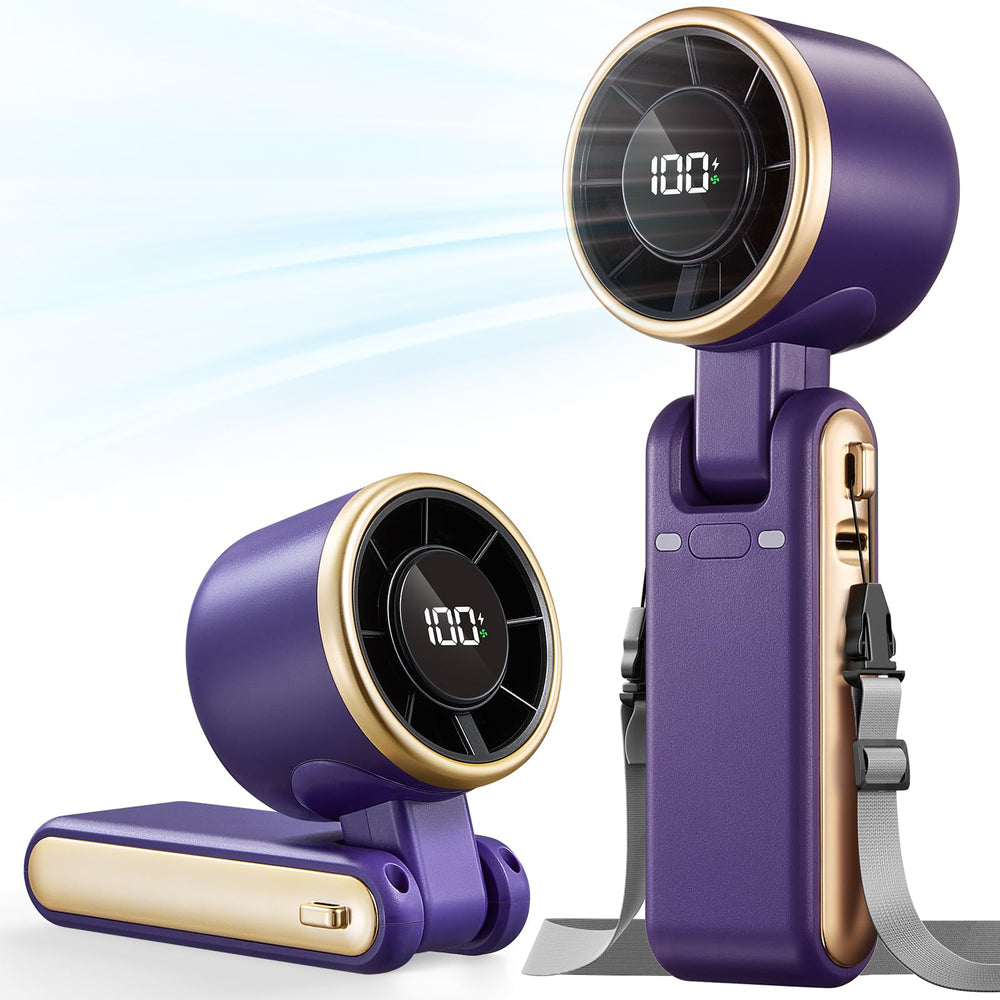 Bearwind front profile in purple showing compact design and strong airflow benefit