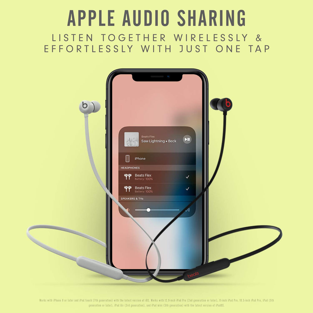 Beats Flex USB-C charging port detail showing fast charging convenience benefit