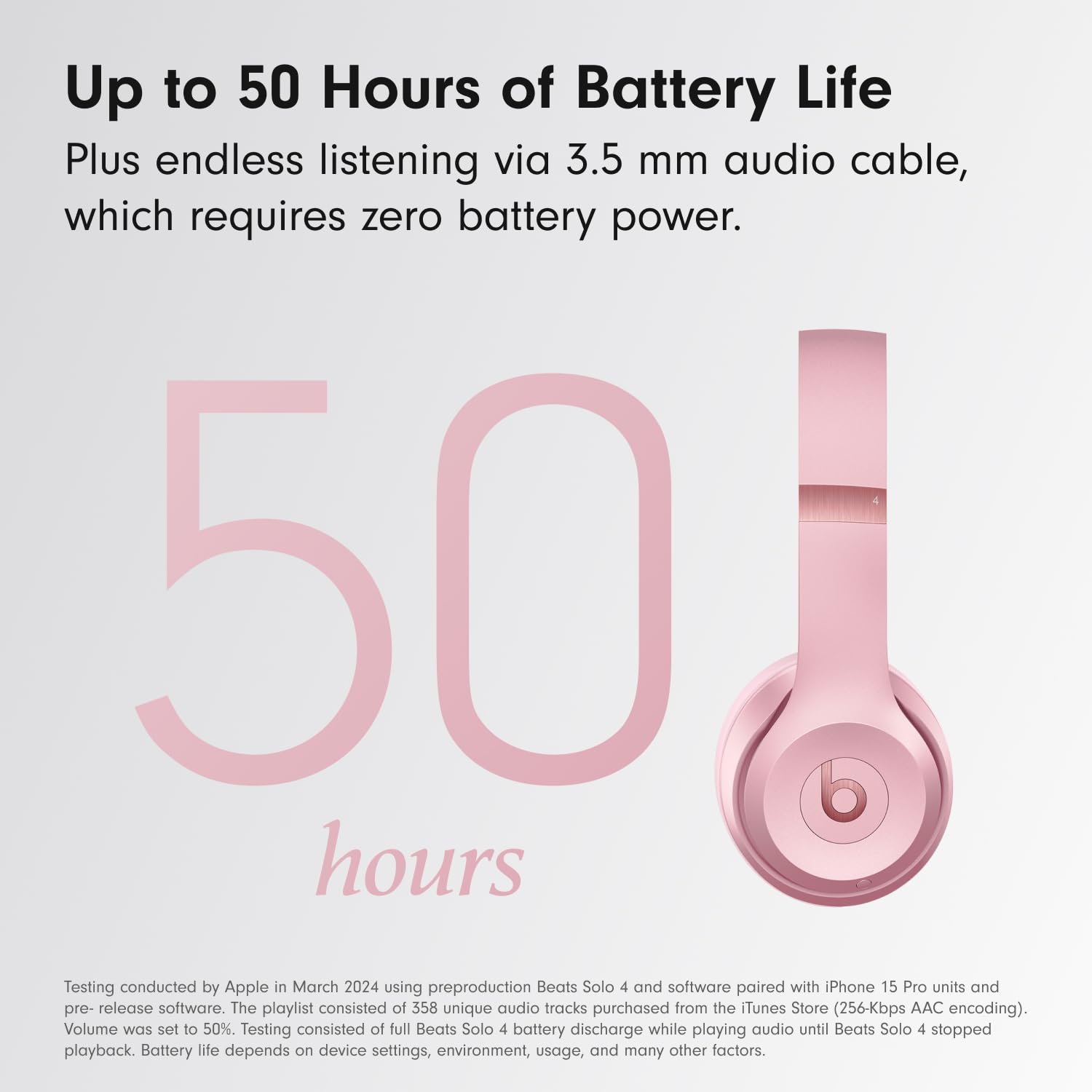 Beats Solo 4 folded compact for travel demonstrating portability and easy storage