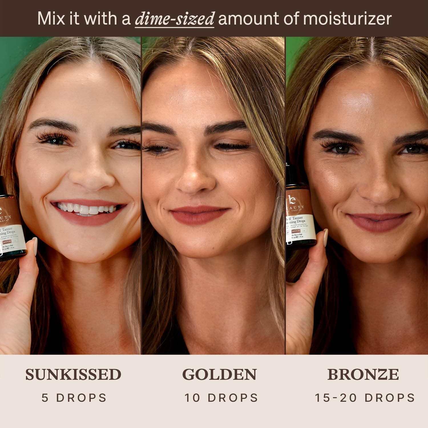 Beauty by Earth application on hand demonstrating even, streak-free finish