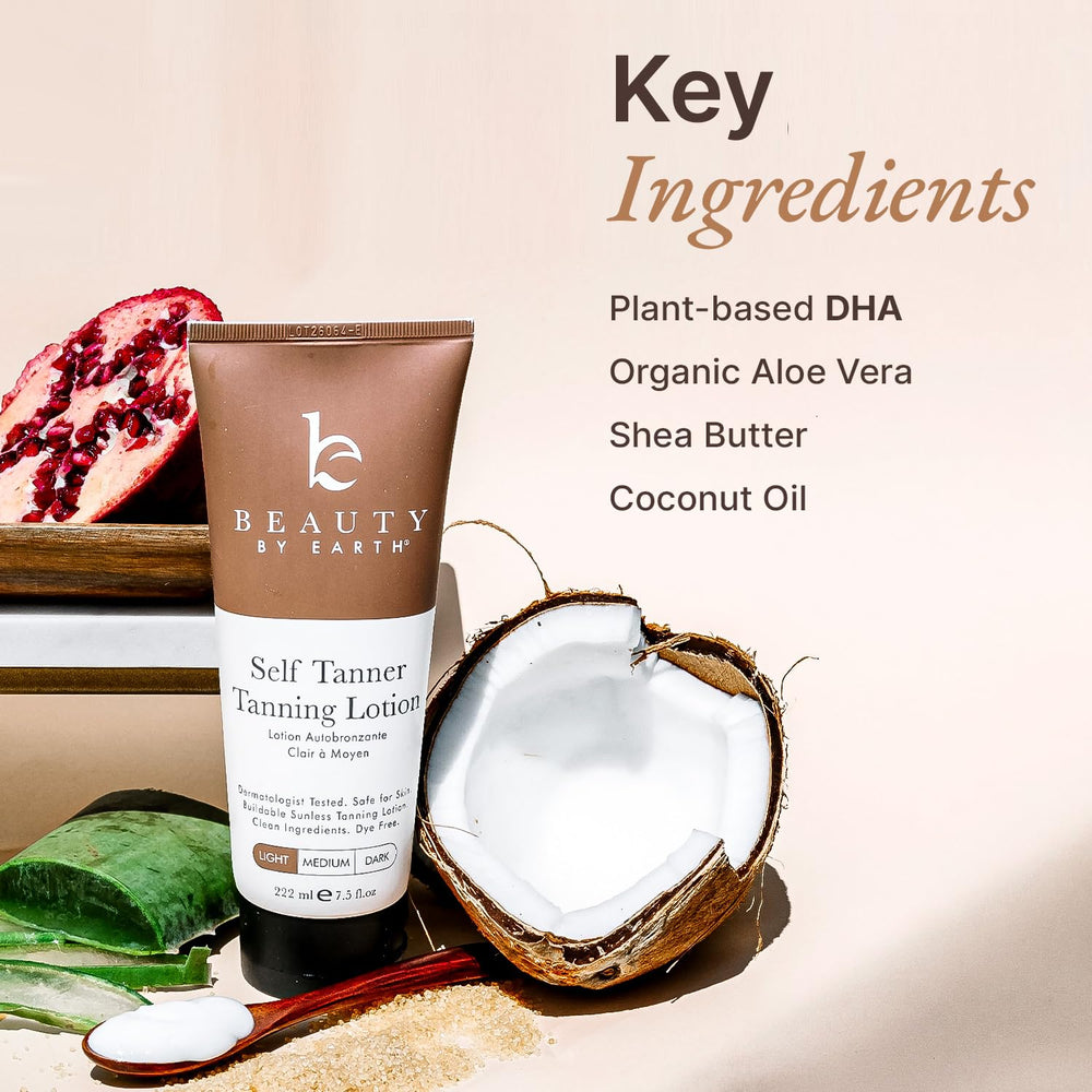 Beauty by Earth bottle held in hand to show real size and travel-friendly benefit