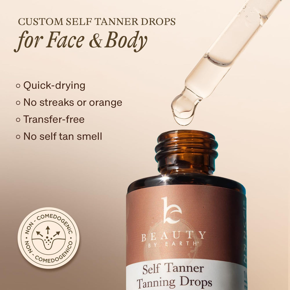 Beauty by Earth texture close-up highlighting lightweight, blendable formula