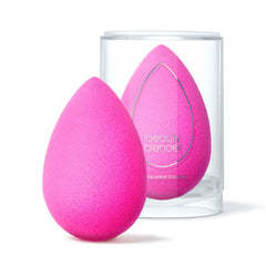 beautyblender Original front view showing teardrop shape and easy grip for flawless blending