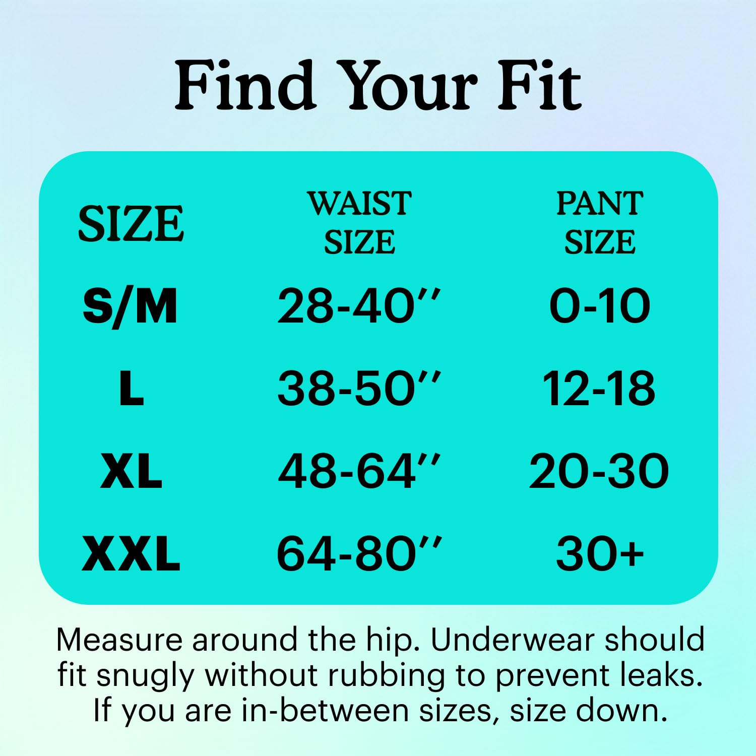 Because rear view of a pull up brief showing elastic waistband for secure, comfortable fit