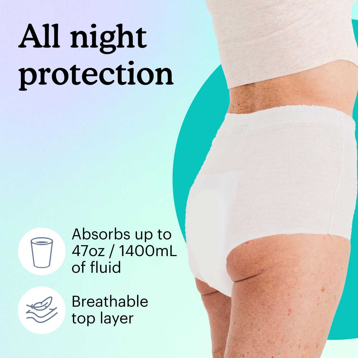 Because cloth-like texture closeup for soft, skin-friendly comfort