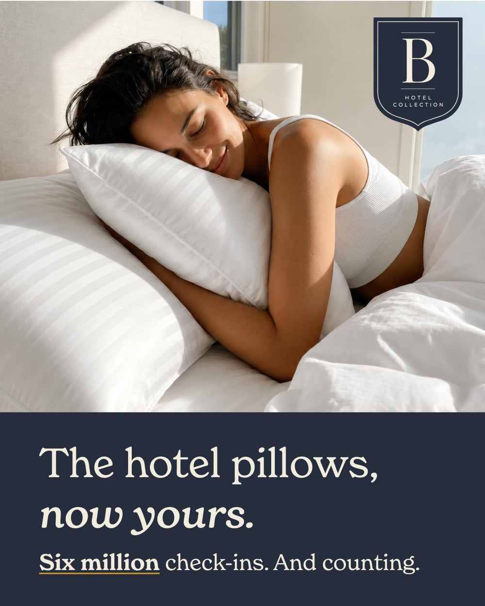 Beckham Hotel Collection cotton cover close-up highlighting breathable soft fabric