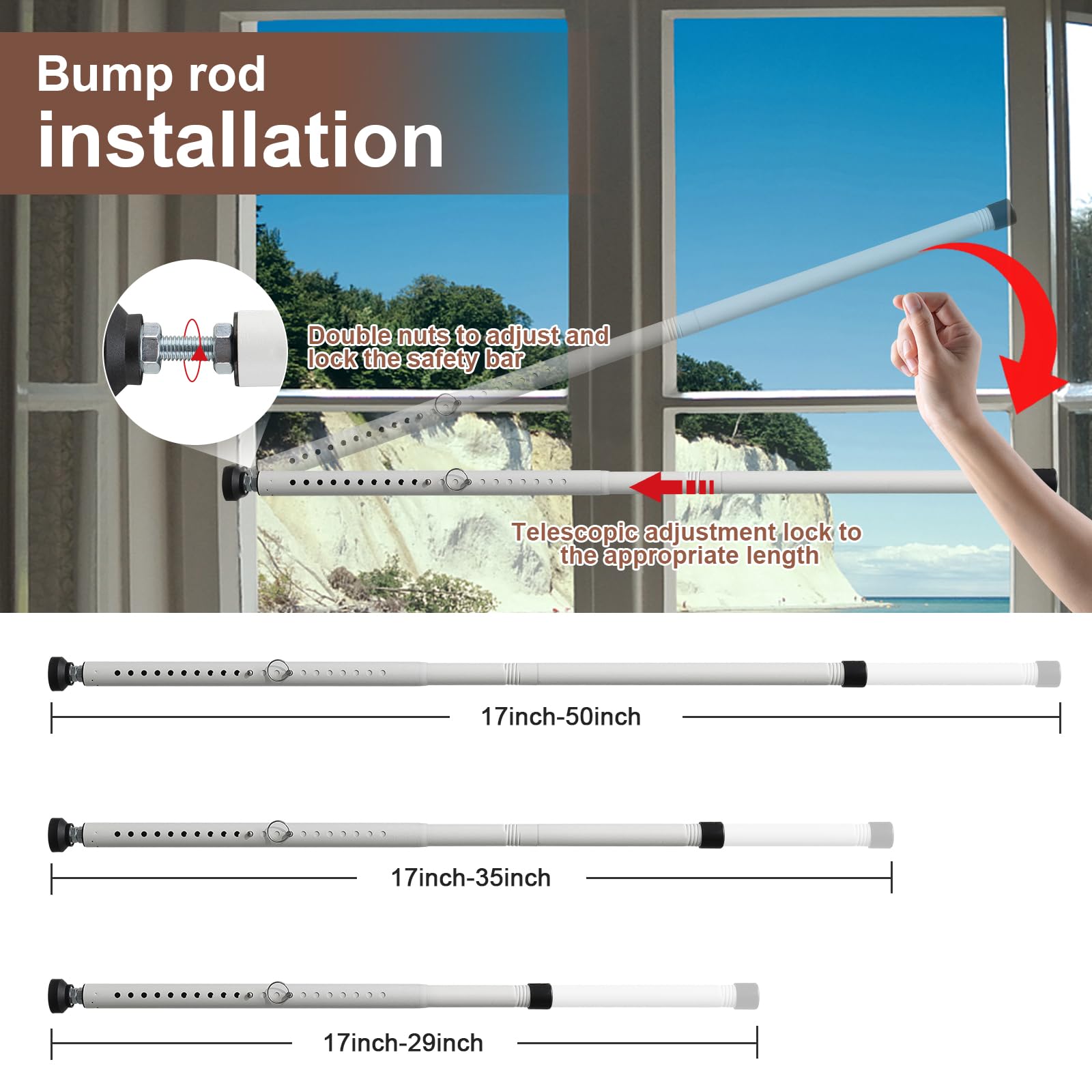 BeBecome installed on sliding door blocking movement to improve home safety