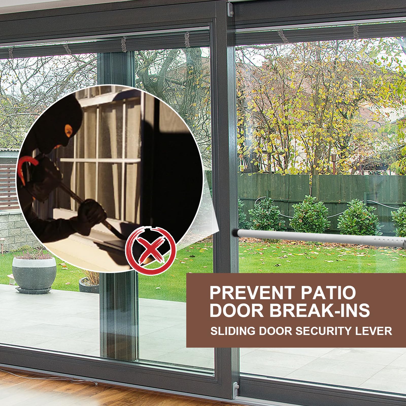BeBecome in patio lifestyle scene adding security and peace of mind outdoors