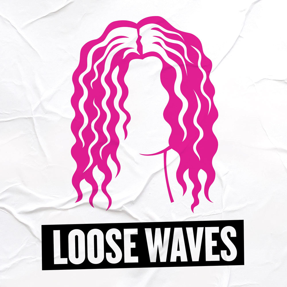 Bed Head waver in use creating beachy waves on long hair showing efficient styling benefit