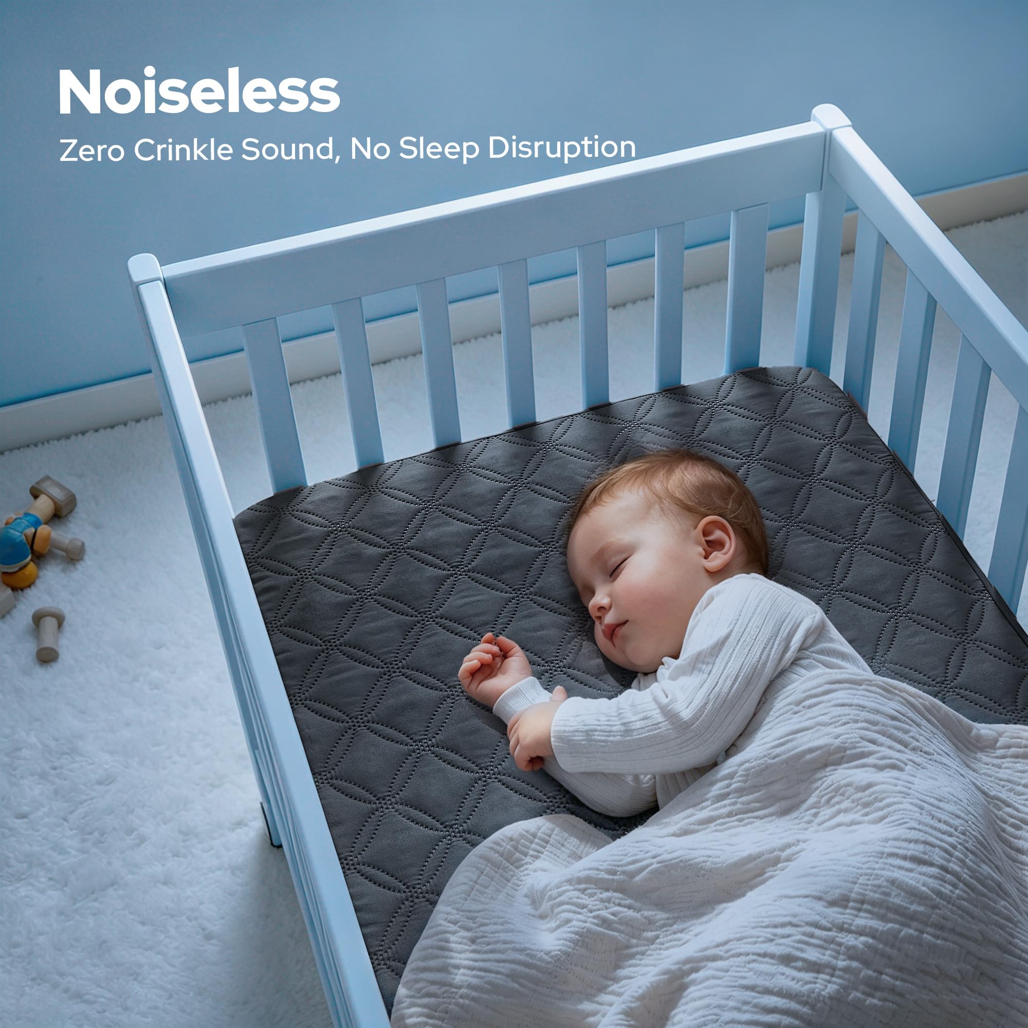 BEDLORE elasticized edge fitted on mattress ensuring secure non-slip fit