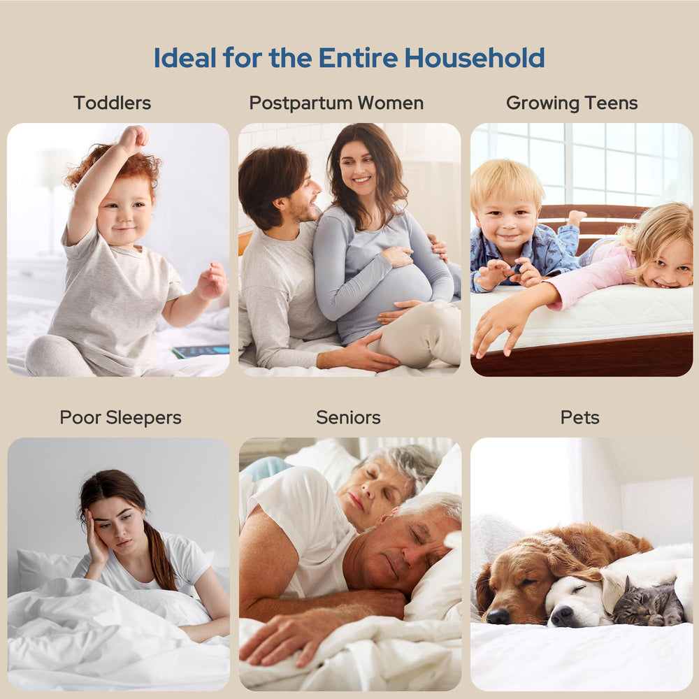 BEDLORE care label for easy washing and long-lasting waterproof performance