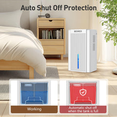BEDRED side profile highlighting compact footprint for small spaces