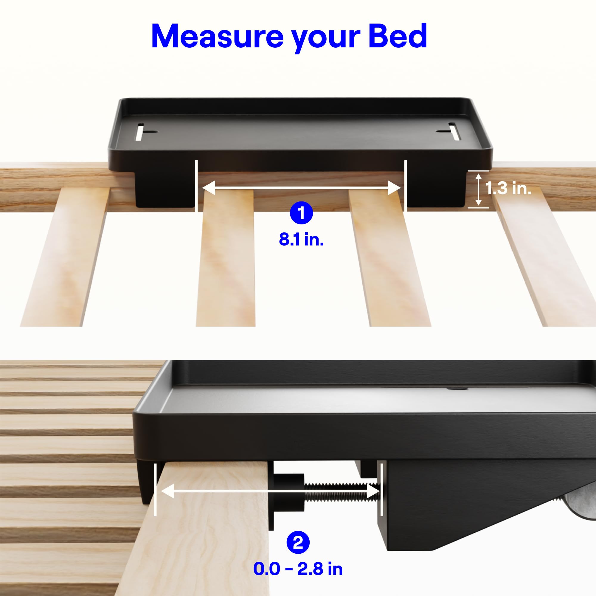 BedShelfie in dorm room lifestyle scene saving space and creating order