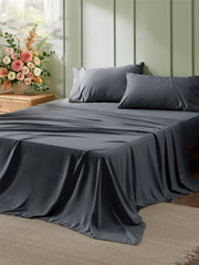 Bedsure front packaging showing Cal King sheet set and clear product benefits
