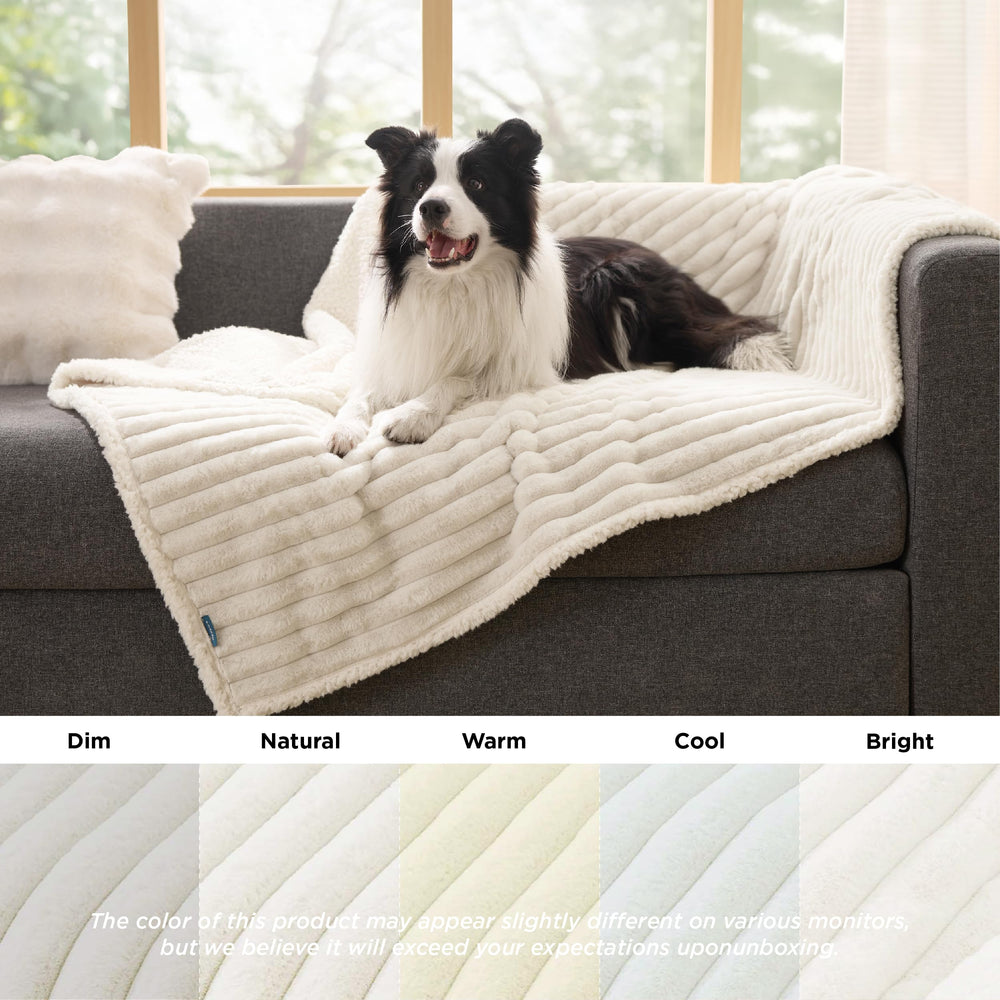 Bedsure blanket on car seat showing travel protection benefit