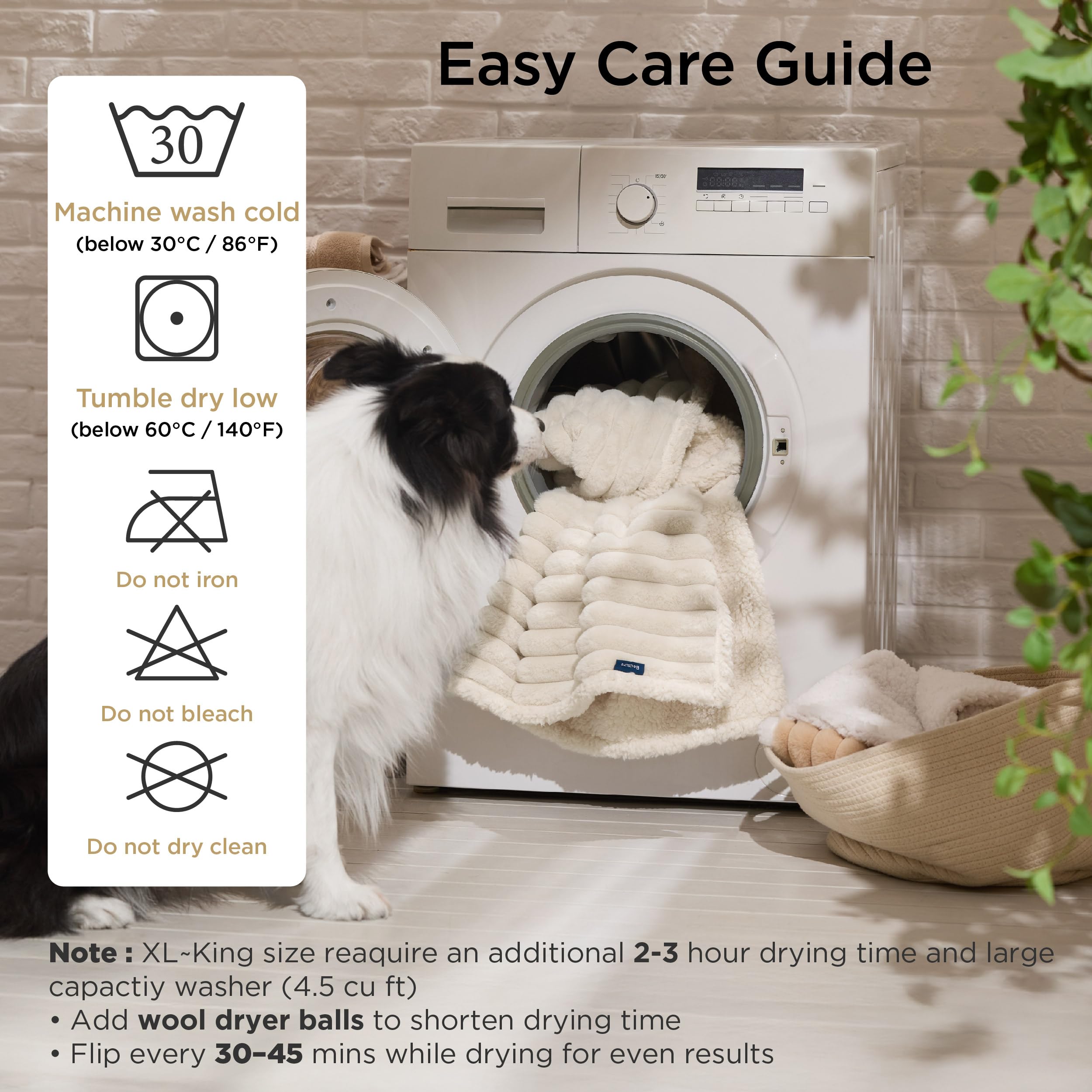 Bedsure folded blanket packed showing lightweight portability benefit