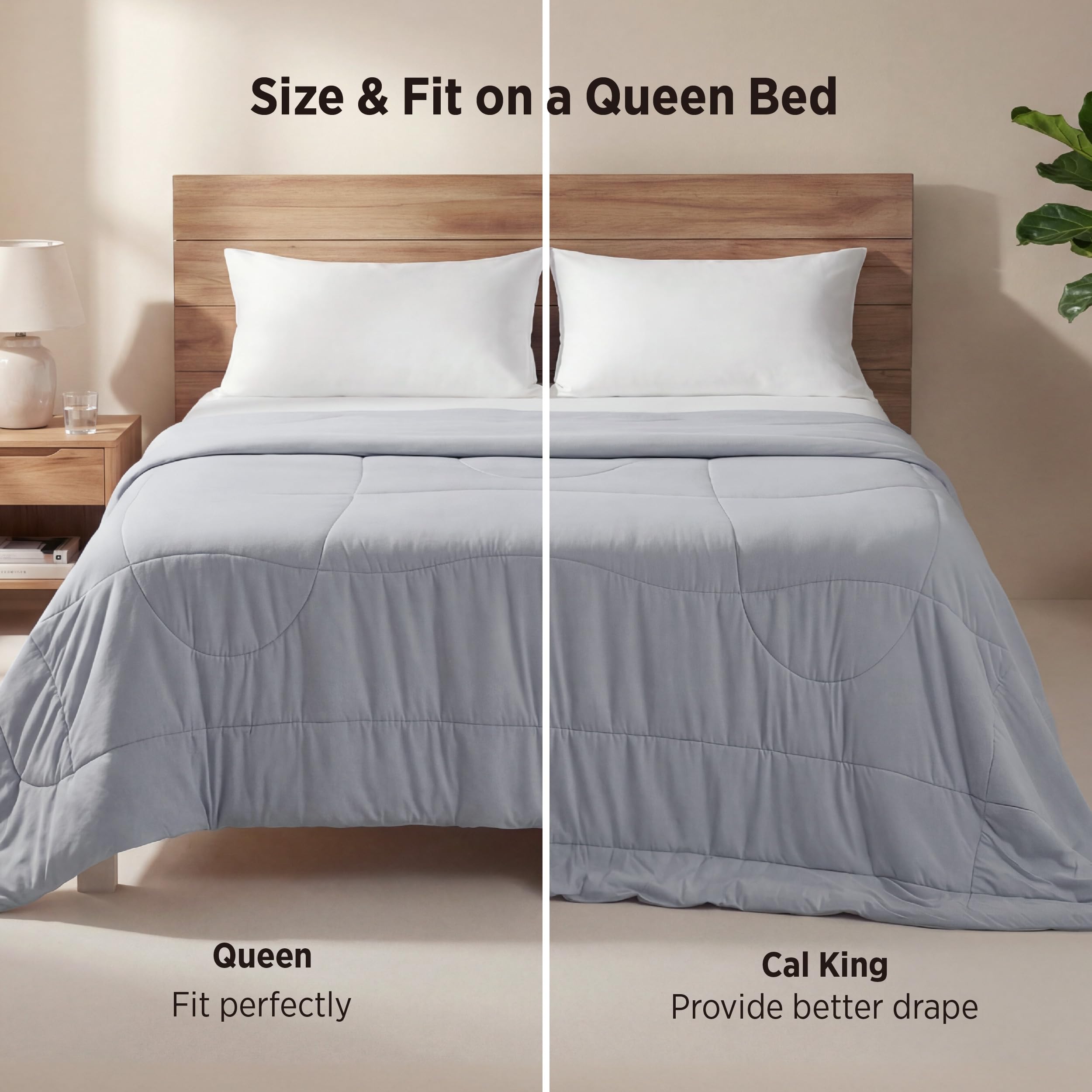 Bedsure fabric close-up highlighting ultra-fine fibers and a cooling touch sensation