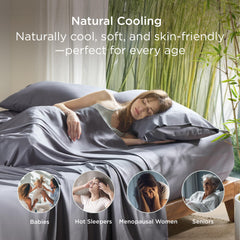 Bedsure envelope closure detail preventing pillow slip and hair tangles