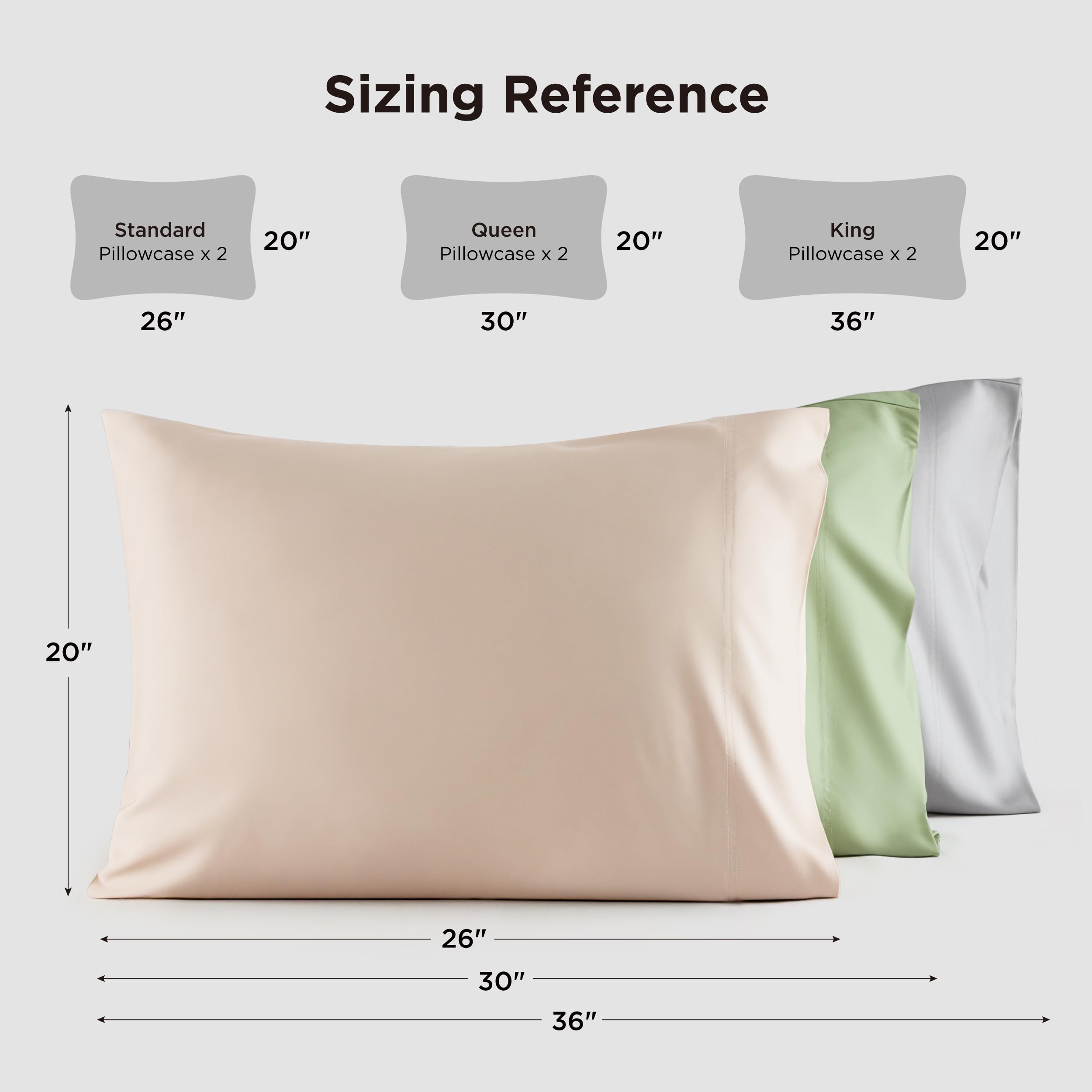 Bedsure fabric drape and sheen illustrating lightweight cool feel