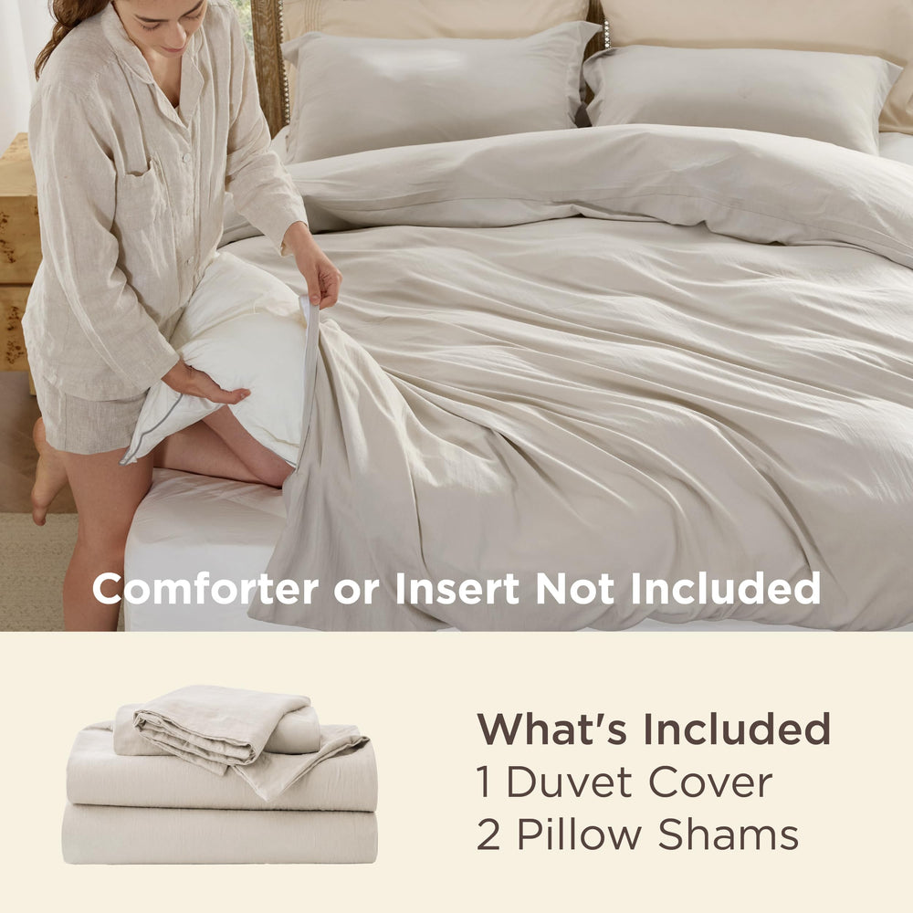 Bedsure fabric texture close-up highlighting soft microfiber feel for comfortable sleep
