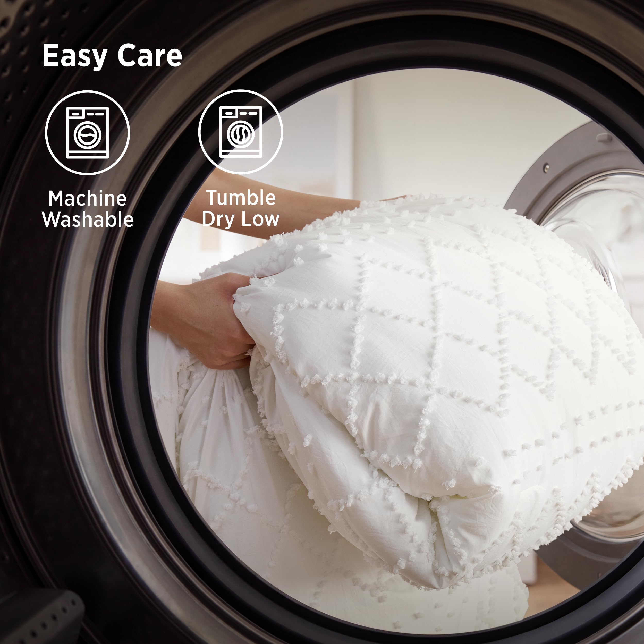 Bedsure product label and OEKO-TEX tag confirming tested safety and peace of mind