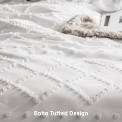 Bedsure brushed microfiber texture close-up demonstrating soft feel and quiet comfort