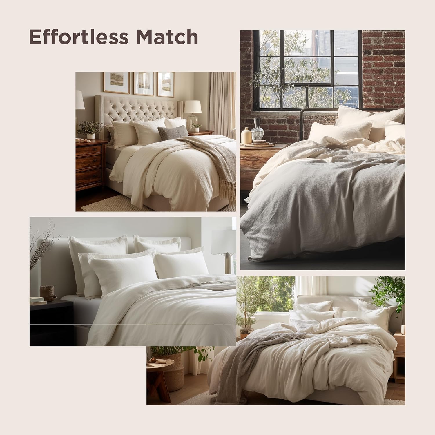 Bedsure packaged set with duvet cover and pillow sham ready to ship