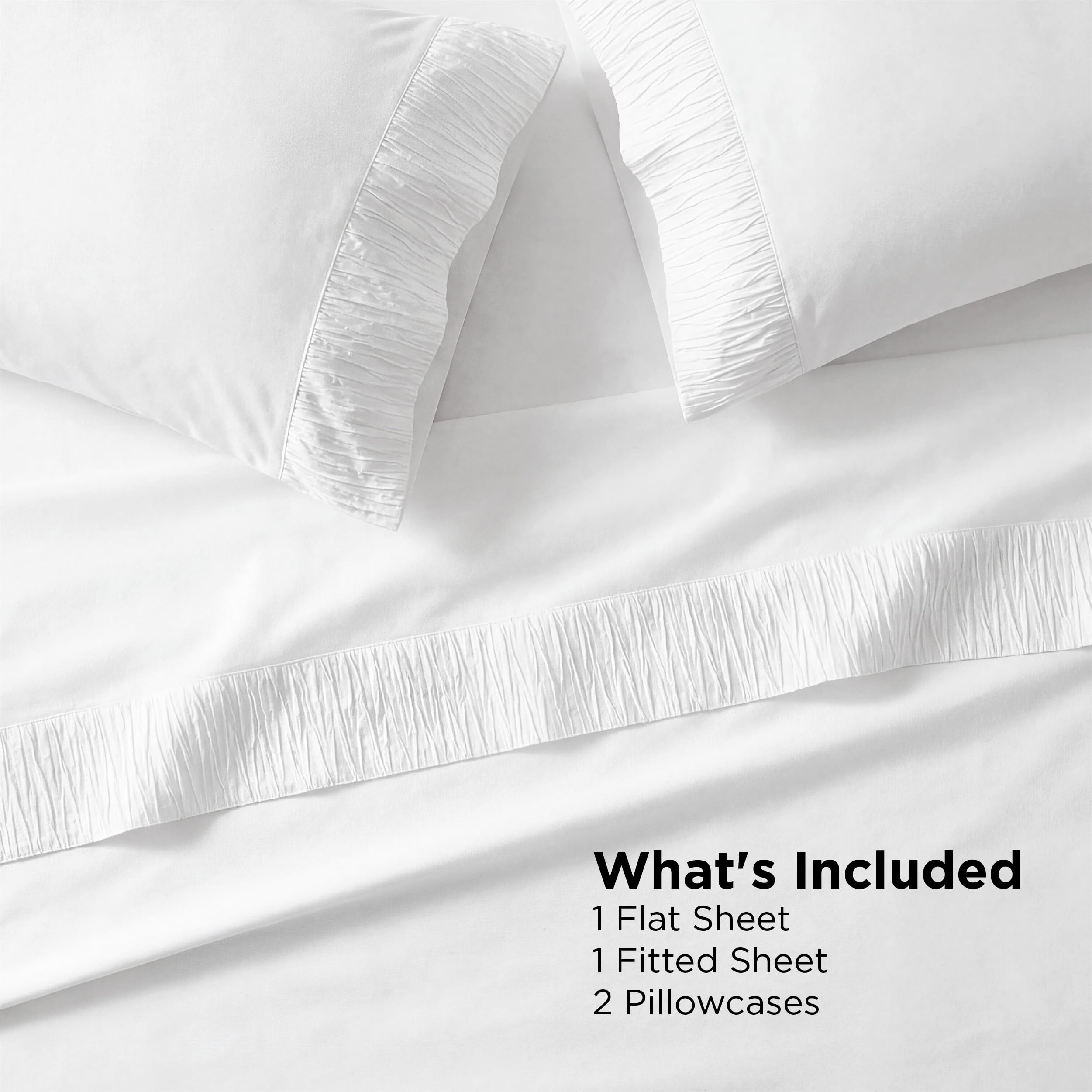 Bedsure sheets styled in a modern bedroom illustrating an inviting, cooled sleep space